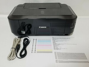 ほぼ未使用 総印刷枚数3枚 純正インク満タン 全額返金保証付 Canon インクジェットプリンター IP4700