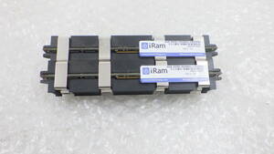 iRam　ヒートシンク付メモリー　DDR2　800MHz　4GB　２枚セット　計8GB　Apple Mac Pro用 ECC　中古動作品　