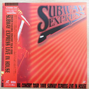 00533【LD 帯付】「矢沢永吉 / CONCERT TOUR 1998 SUBWAY EXPRESS LIVE IN HOUSE」