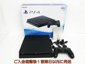 【1円】PS4 本体 セット 500GB ブラック SONY PlayStation4 CUH-2000A 初期化/動作確認済 プレステ4 H07-783os/G4