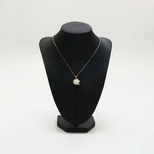 金ネックレス Ladies necklace 47㎝ ゴールド レディースネックレス ギフト プレゼント 花型 333