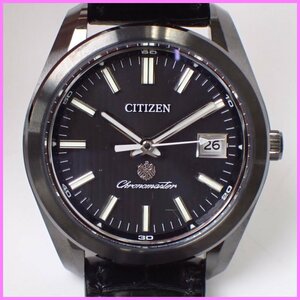 ★美品 The CITIZEN/ザ・シチズン 300本限定 ブラックイーグル AQ4054-01E 腕時計/ワニ革バンド/10気圧防水/ケース・外箱付き&1296000398