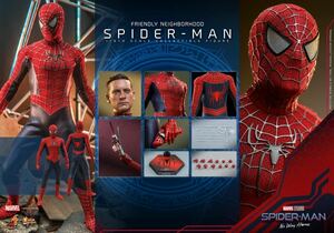 レア新品未開封 ホットトイズ MMS661 スパイダーマン Spider-Man フレンドリー・ネイバーフッド 1/6フィギュア（検mms624 623) Hottoys