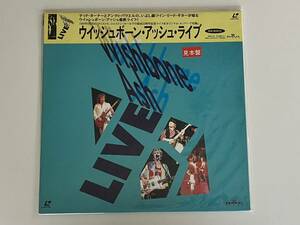 【未開封美品LD/見本版】Wishbone Ash / LIVE 被せ帯付LD BVLP52 ウィッシュボーン・アッシュ,89年UK LIVE,The King Will Come,Phoenix,