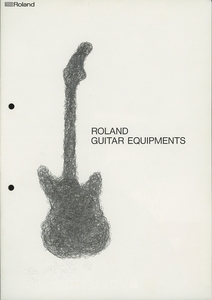 Roland 90年6月ギター周辺機器のカタログ ローランド 管0720