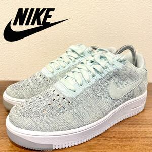 NIKE W AIR FORCE 1 FLYKNIT ナイキ エア フォース ワン フライニット 820256-400 レディース ローカットスニーカー 24cm 美品