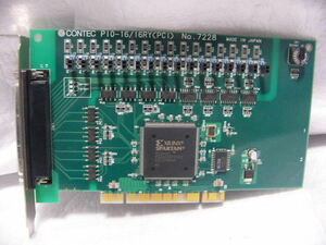 ★ CONTEC PCI PIO-16/16RY(PCI) IO入出力ボード 半導体リレー接点