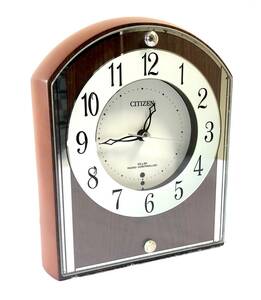 CITIZEN シチズン 電波時計 置時計 RADIO CONTROLLED 時計 インテリア 飾り 動作品 記念品刻印あり 中古
