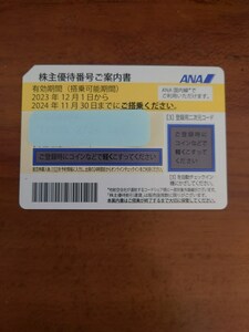 ★ANA 全日空 株主優待割引券★2024年11月30日まで★