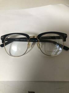 1000円スタートトムフォード TOM FORD HENRY ブラック　ゴールド　フレーム　サングラス メガネ 眼鏡 51□20 145 TF5268