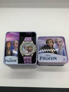 「未使用品/アウトレット」：ディズニー・アナと雪の女王　腕時計　Disney frozen watch fro gil 女の子 キッズ 入学祝い エルサ アナ雪