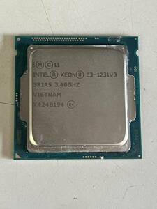 Intel XEON E3-1231V3 SR1R5 3.40GHz 動作未確認