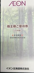 ★送料無料★ ◆イオン北海道◆株主優待 2500円分(100円券x25枚) 2024年6月30日迄