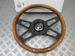 404GRANT.グラント ステアリング Challenger Steering Wheels Steel/Black, Grip/Wood, 4-Spoke, 13.5 in.