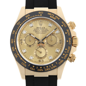 ロレックス コスモグラフ デイトナ 8Pダイヤ 116518LNG シャンパン ランダム番 中古 メンズ 腕時計