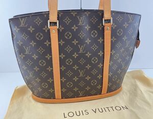 【STK4872】 外観美品 LOUIS VUITTON ルイヴィトン バビロン モノグラム トートバック ブラウン系 肩掛けカバン MB1908 バック 袋付き