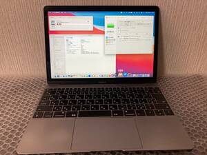 Apple MacBook MNYG2J/A（Retina 12インチ Mid 2017）【Core i7 1.4GHz/16GB/SSD 512GB】訳あり