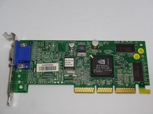NVIDIA Riva TNT2 M64 Vanta-16 16MB AGP接続ビデオカード ロープロファイル ファンレス 中古動作品