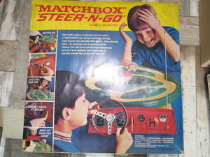 奇跡の箱付　マッチボックス　MatchBox　STEER-N-GO　ステアリングゴー　1970　現状品　箱はおまけ　クラフトシート梱包（GDEW