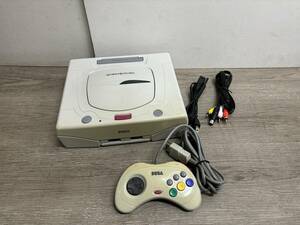 ☆ SS ☆ セガサターン HST-3220 動作品 本体 コントローラー 付属 SEGA SATURN セガ コントローラー サターンパッド SEGA