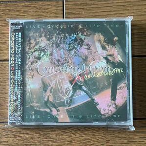 CONCERTO MOON『LIVE-ONCE IN A LIFE TIME』 ジャパメタ/メロスピ/ネオクラ ライブ盤　LOUDNESS、ANTHEM、GALNERYUS、DOUBLE-DEALER