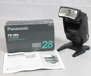 031456 【動作OK パナソニック】 Panasonic オートストロボ PE-28S スレーブ機能付き 汎用外部オートストロボ