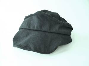 レディース用　帽子　春夏用　キャスケット　黒　ブラック　綿100%　57.5cm