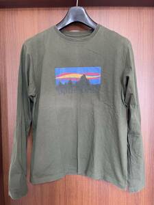Patagonia パタゴニア ロンT 長袖Tシャツ ダークグリーン(深緑) メンズ Mサイズ