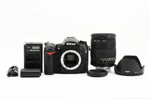 【大人気】 Nikon ニコン D7000 高性能レンズセット デジタル一眼カメラ SIGMA シグマ 18-200mm F3.5-6.3 DC OS HSM #1280