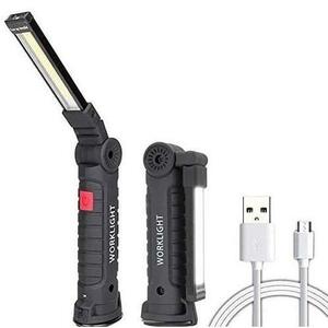 【作業灯】USB充電式 マグネット搭載 LED 作業灯 ワークライト 強力COBライト USB充電 防水