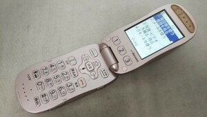 docomo FOMA らくらくホン F-07A ＃DG4363 FUJITSU 富士通 折畳式 ガラケー ケータイ 簡易動作確認＆簡易清掃＆初期化OK 判定○ 送料無料 