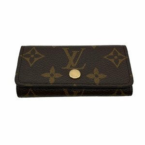 美品 LOUIS VUITTON ルイヴィトン モノグラム ミュルティクレ 4連 キーケース M69517 icタグ