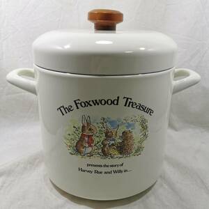 ホーロー容器 The Foxwood Treasure 米びつ ライス缶 鍋 両手鍋