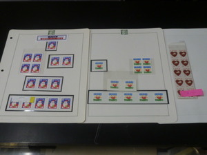 20　S　アメリカ切手　№221　1994年　記念 切手帳・ペーン　ラブ・クリスマス　シール式・他　計10点　3リーフ　未使用NH