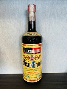 超稀少☆1960年代流通 Riccadonna Elixir China 1000ml 31% 薬草系 リキュール