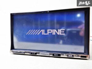 保証付 ALPINE アルパイン HDDナビ VIE-X077 地図データ 2009年 CD再生 DVD再生 地デジ対応 カーナビ 棚B4