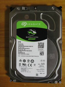 【中古3.5インチHDD】SEAGATE 6TB BarraCuda ST6000DM003(6Gb/s 256MB 5400rpm)送料無料