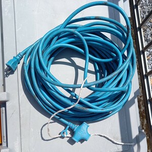 約20m 通電確認　コード　ケーブル　延長コード　電源　工事　ゆうパック60