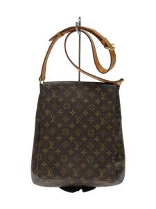 LOUIS VUITTON◆ミュゼット_モノグラム・キャンバス_BRW/PVC/ブラウン/総柄