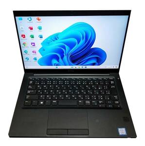 ★【驚速 DELL Latitude 7390 i5-8250U 1.6GHz x8+8GB+SSD128GB 13.3インチ ノートPC】Win11+Office2021/WEBカメラ■E042908