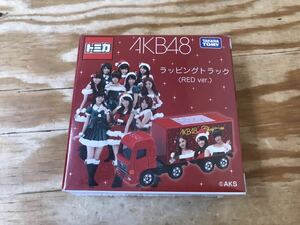 mI コンパクト ラッピングトラック REDver. AKB48 トミカ タカラトミー ※未開封、フィルム破けあり