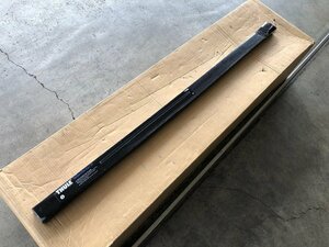 【アウトレット品】THULE SQUAREBARSYSTEM 7123 スーリー スチールスクエアバー TH7123　127cm 2本セット エンドキャップ付き TH769後継品