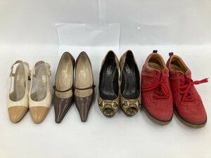 靴 4点 おまとめ レディース パンプス CHANEL/GUCCI/LOUIS VUITTON【CDAL3001】