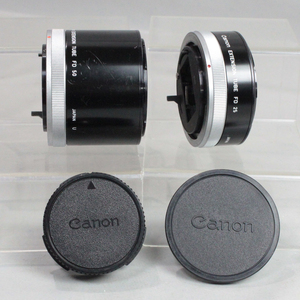 032860 【良品 キヤノン】 Canon EXTENSION TUBE FD 25 & FD 50 U 中間リング 2個セット