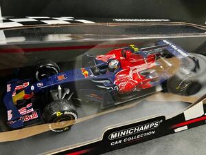 ミニチャンプス 1/18 15080015 スクーデリア トロ・ロッソ STR3 ＃１５　セバスチャン・ベッテル 2008 イタリアGP　初優勝