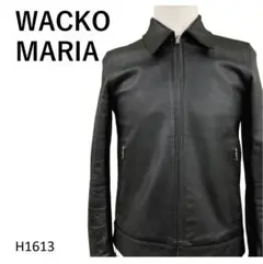 定番✅WACKO MARIA　シングルレザージャケット　ライダース　カウハイドM