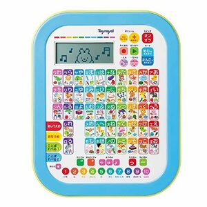 トイローヤル ひらがなカタカナタブレット ( 文字遊び / 知育玩具) 勉強 子供向けタブレット ( 録音 / 再生 機能) 大きい液晶付き お