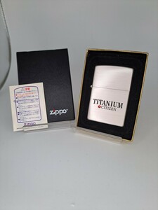 未使用　シチズン　チタニュウム　CITIZEN　TITANIUM　腕時計　ウォッチ　watch　ZIPPO　ジッポ　1999年製