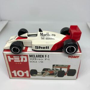 トミカ　日本製　赤箱　101 マクラーレン　F1 当時物　絶版