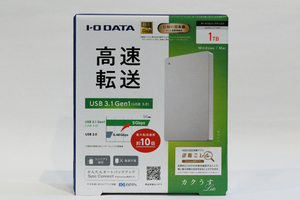 【未開封】ハードディスク I-O DATA HDPH-UT1WR カクうすLite HDPH-UTRシリーズ 1TB ホワイト USB 3.1 Gen 1(USB 3.0)対応